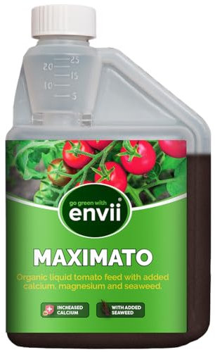 Envii Maximato – Organic Liquid Tomato Feed, Plant Fertiliser Enriched with Additional Seaweed, Magnesium & Calcium – 500ML