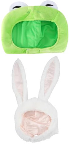 WRITWAA 2stücke Unisex Tierohren Mützen Lustige Kapuzenhüte Für Erwachsene Und Warm Für Outdoor-aktivitäten Und Fotoshootings