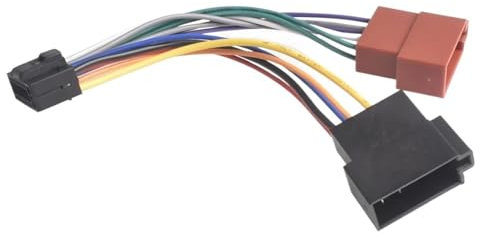 cablaggio dell'autoradio Cablaggio radio stereo for auto a 16 pin ISO, for Alpine, for JVC, connettore adattatore for cablaggio radio a ISO Radio Play Plug Auto