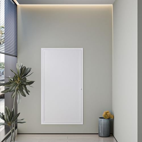 Vindåtkomstdörr i aluminium med handtag för dolda linjer, perfekt för elektrisk och VVS-inspektion och luftkonditionering utomhusenhetstjänst