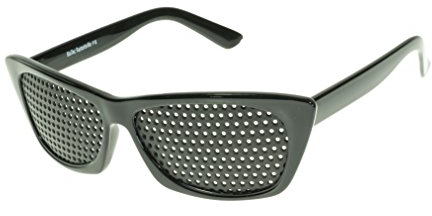 VANLO Rasterbrille 415-FSG - ganzflächiges Raster - schwarz