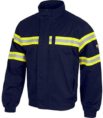 Teamwork Cazadora Ignífuga, Antiestática y Reflectante con 4 certificados