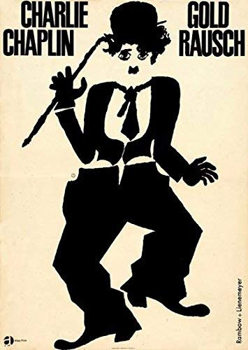Charlie Chaplin: Goldrausch (WA 1962) | original Filmplakat, Poster [Din A1, 59 x 84 cm]