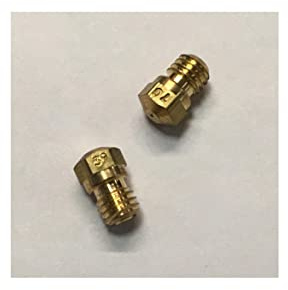 Tezla M5 x 0,80 Edelstahl Gasdüse, 1,50 mm Öffnung, für Propan, Butan, LPG, Erdgas, Methan, Wasser, Wok-Brennerkompatibilität, Bosch, Neff, Siemens