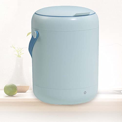 PanHuiWen Mini Lave Linge Pas Cher Mini Machine a Laver Electrique 2.8L Petite Machine à Laver Hublot avec Fonction BactéRiostatique LumièRe Bleue,Blue