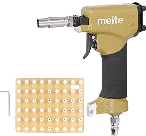 FTVOGUE Pneumatische ReißZweckenpistole Air Power Ziernagler Trim Finish Pin Gun Tool 4-7kgf/Cm³ Zum Befestigen von Stoff- und LederbezüGen 1170