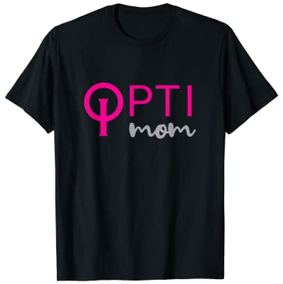 Opti Mom Shirt Segelboot Racing Pink Logo Geschenk Junior Segeln T-Shirt
