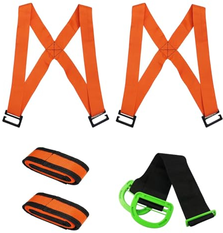 PengGengA Tragegurte Umzug 2 Personen Tragegurt Transportgurt Hebegurt Möbel Tragegurte für den Sicheren Transport von Möbeln, Haushaltsgeräten und Anderen Gegenständen