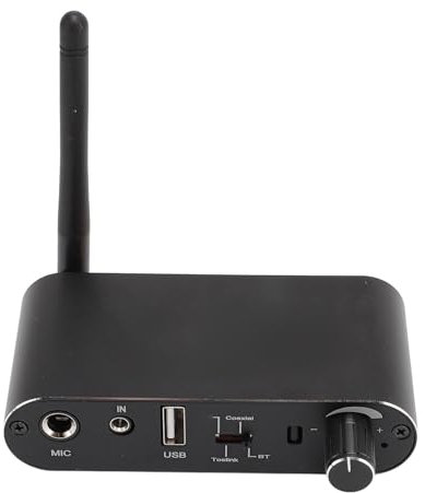 Digital-zu-Analog-Audio-Konverter, Signalkonverter mit Fernbedienung, Analog-zu-Digital-Audio-Adapter für Android- und Smartphones, Tablets, Fernseher, Spielekonsolen
