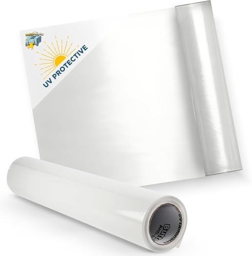 Self Adhesive Laminating Sheets (30.5 cm x 4.57 m Glossy Roll) – Clear Vinyl Sheet - Self Laminator Sheets, Waterproof Cold Lamination Film