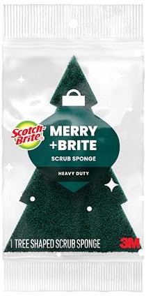 Scotch-Brite Cleaning-sponges, Polyester, Green, 1 Pack