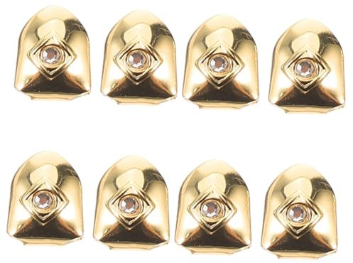 PACKOVE 4 Sets Eleganter Dekorativer Zahnschmuck Grill Für Zähne Modisches Accessoire Für Rapper-zahnersatz 2 Stück * 4