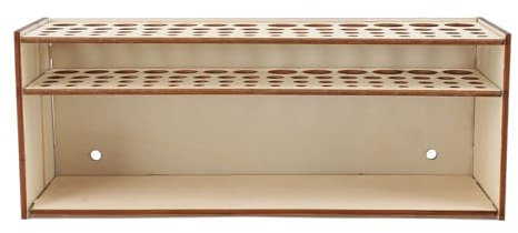 Künstler-Pinselhalter aus Holz, Großes Fassungsvermögen, 67-Loch-Pinselhalter, Wandmontierter Pinsel-Organizer mit Abnehmbarem Design für Stifte, Bleistifte, Kunstwerkzeuge