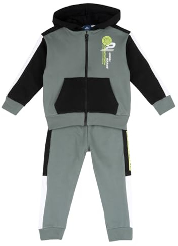 Chicco, Tuta Bambino con Felpa e Pantaloni Lunghi, Comoda e alla Moda, in Morbido Tessuto Felpato, Abbigliamento Bambino, Designed in Italy