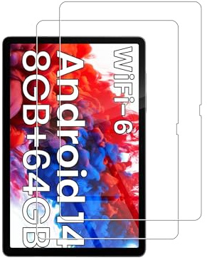 For TPZ 10B Android 14 Tablet Tempered Glass Screen Protector - High Transparency, Scratch Resistant, Anti-Fingerprint(2 Pack)