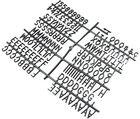 HAPINARY Buchstabentafel Aus Kunststoff Für Englische Buchstaben Umwandelbare Nachrichtentafel Mit Zahlen Für Büro Klassenzimmer Und Zuhause