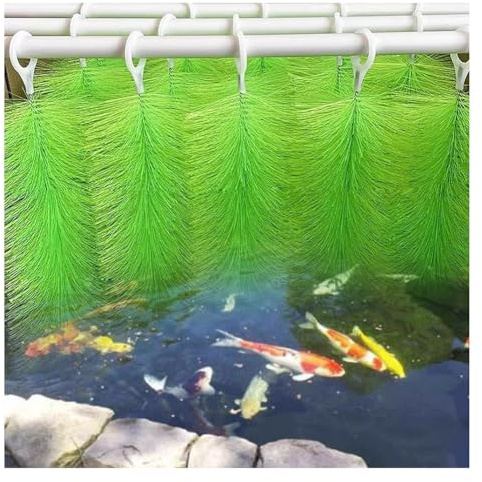 Rygcrud 50 Packs Pond Filter Brushes, Large Pool Water Filtration, Skimmer, Silencer & Cleaning for Water Garden, 1ft - 4.9ft Long, Stainless Steel Wire(30cm)