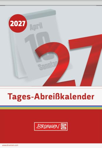 BRUNNEN Abreißkalender 2027 Nr. 13 | 98×142 mm