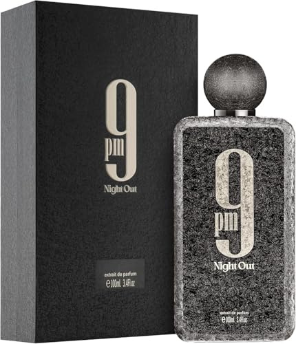 9PM Night Out Extrait de Parfum 100ml, Long Lasting Oriental Spicy Arabic Perfume for Men & Women, Luxury Unisex Oud Fragrance