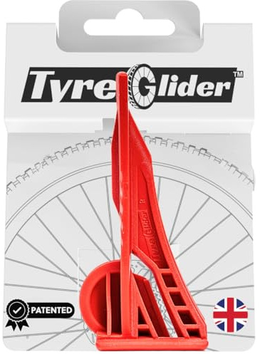 Tyre Glider - Originale Fahrradreifenheber, geeignet für alle Reifenbreiten, professionelles, verstärktes und patentiertes Fahrradreifen-Werkzeug, Rechtshänder