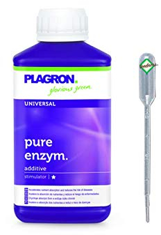Plagron Pure Enzyme 500 ml - Crecer Crecer Abono de interior Sustrato Limpiador de suelo Fertilizante líquido Bio