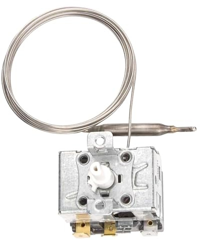 WITTKOWARE Regelthermostat mit Wechsler-Schaltkontakt, 20 bis 90°C einstellbar, 16A/400V~, Fühler-Ø: 6mm, Kapillarrohr-Länge 200cm