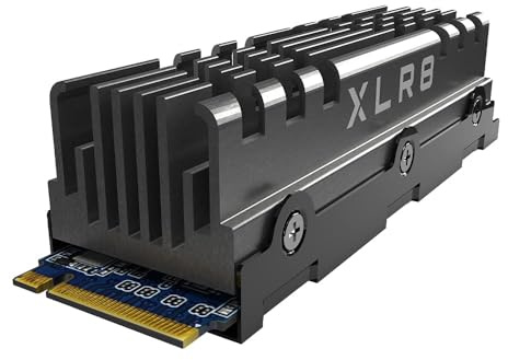 PNY XLR8 CS3040 M.2 NVMe Gen4 x4 Internal Solid State Drive (SSD) with Heatsink 2TB, Read Speed up to 5600 MB/s, Write Speed up to 4300 MB/s