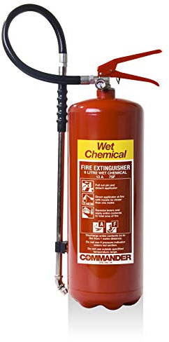 6ltr Wet Chemical Fire Extinguisher - WCEX6 - Commander