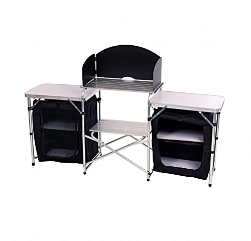 Oypla Large Portable Folding Outdoor Aluminium Camping Travel Kitchen Work Top