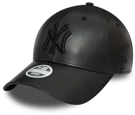 New Era WMNS PU 9Forty Adjustable Damen Cap NY Yankees Schwarz, Size:OneSize