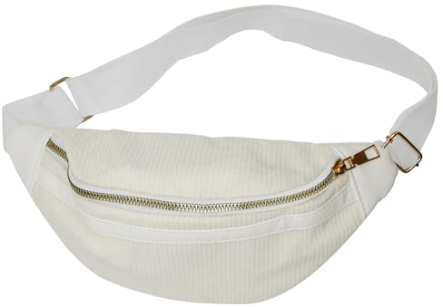 FINEASY Cord Bauchtasche Gürteltasche für Damen und Herren, Fanny Pack Festival Hüfttasche Hip Bag Stylisch