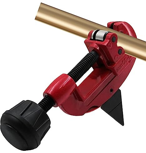 Anloximt Rohrschneider-Werkzeug - Kupferrohrschneider-Werkzeug,Effizienter, Verstellbarer, tragbarer Rohrschneider für die Heimarbeit, Aluminium-, Kupfer- und dünne Edelstahlrohre