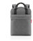 allday backpack M iso twist silver - vielseitiger Tages-Rucksack, Hangepäck, für Arbeitsweg, Shoppingtour oder City-Trip
