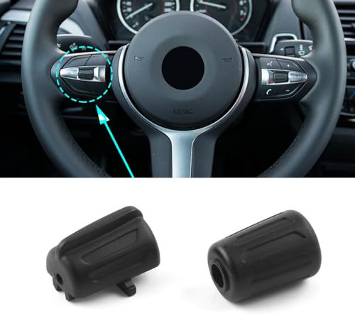 TTCR-II Kompatibel mit BMW Lenkradknopf, 2PCS Tempomat Schalter Wippe für 1/2/3/4/5/6er X1 X2 X3 X4 X5 X6 M F06 F07 F10 F11 F15 F16 F20 F21 F22 F23 F25 F26 F30 F31 F32 F34 F39 F48 F80 F82 F85 F86 F87