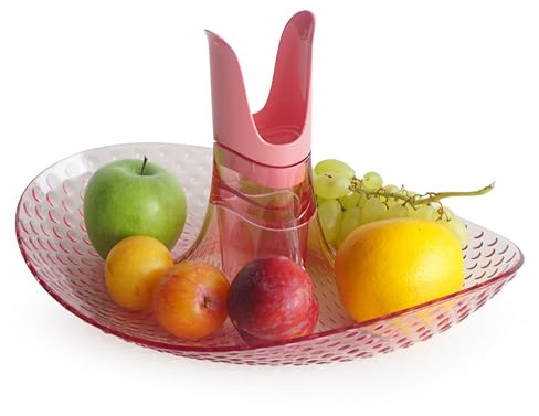 Perica, Frutero Decorativo Multifuncional en Policarbonato 100% Reciclable con Diseño Moderno | Bandeja Versátil para Sala, Cocina, Entrada y Oficina.