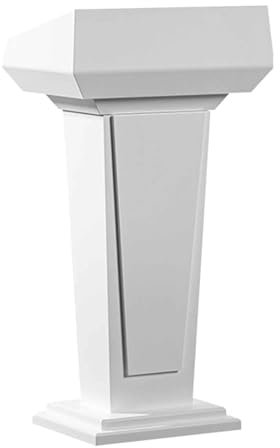 KLJUddGY Rednerpult Moderner Podiumsständer, tragbarer Podiumsständer, Holz-Rednerpult, Kanzel mit offenem Ablagefach, moderner, bodenstehender Empfangsschreibtisch Mode