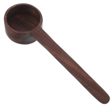 VICASKY Cuchara de sal de baño, cuchara de café, cuchara medidora con mango largo, cuchara mezcladora para hornear, pala de madera, cuchara medidora larga, cuchara pequeña, cuchara medidora de madera