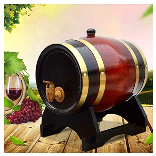 Barril de Vino de Madera de Roble de 1,5 l, 3 l, 5 l y 10 l, dispensador Vintage de Whisky.