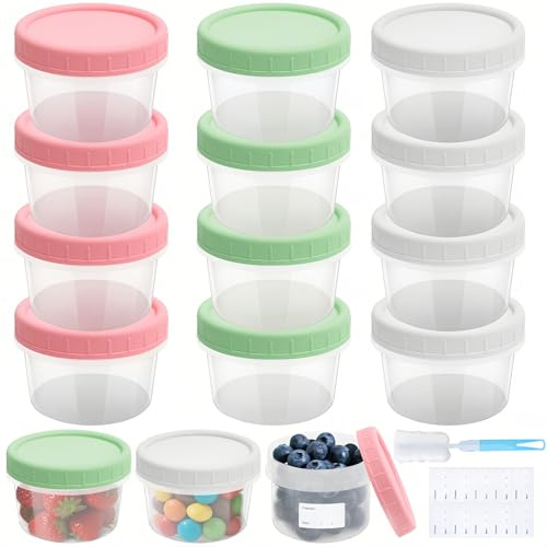 Mssushi 30 Recipientes Plástico 160ml con Tapas
