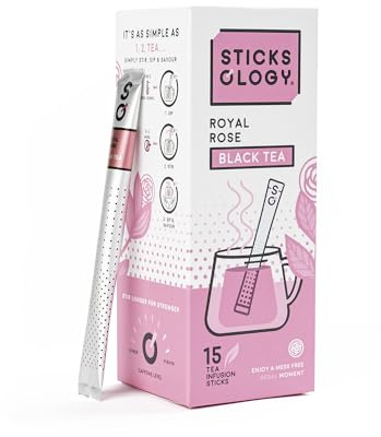 Sticksology Royal Rose Tea Sticks - Black Tea