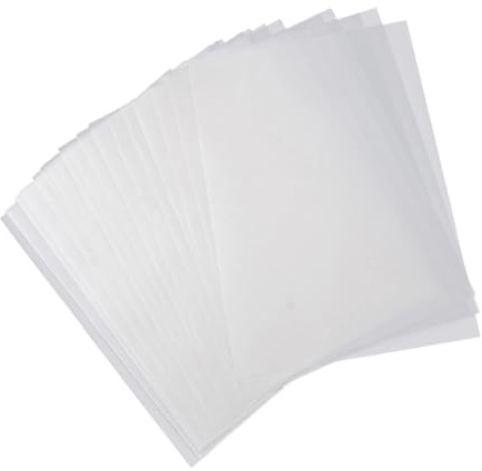 HAPINARY 150Pcs Translucent Tracing Paper Design Sketching Parchment Paper for Art Craft Calligraphy Copying and Printing Applications