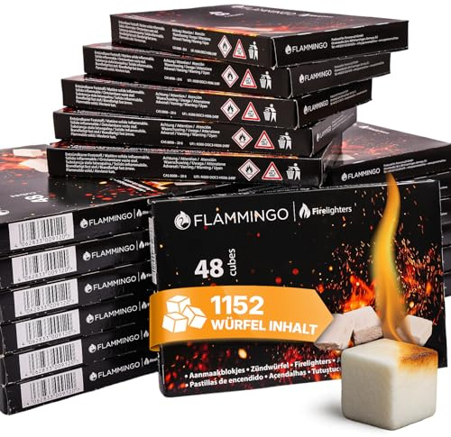 Belko 576x Anzündwürfel Kaminanzünder Kohle-Anzünder BBQ-Grillanzünder Ofenanzünder (Ofen-anzünder, Anzündhilfe)