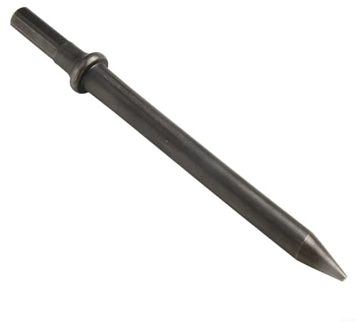 Set di scalpelli ad aria con gambo esagonale in acciaio per rimuovere bulloni e piastrelle, meccanici professionali e fai da te