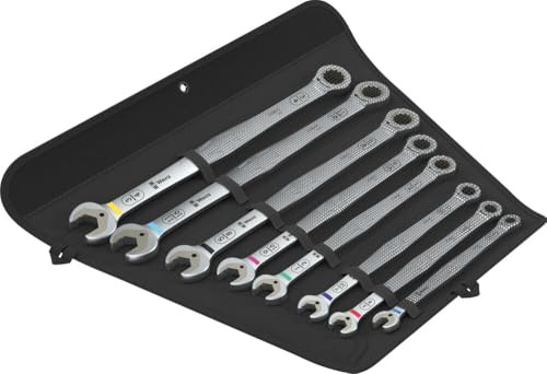 Wera 05020385001 6007 Joker Imperial 8 Set 1 Maul-Ringratschenschlüssel-Satz, zöllig, 8-teilig