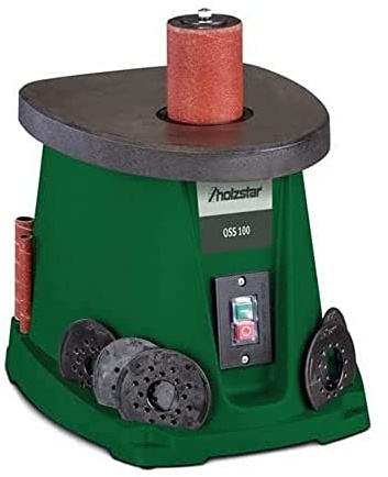 Holzstar Oszillierende Spindelschleifmaschine OSS 100 (0,45 kW, 230 V, Arbeitstisch: 370 mm x 295 mm) 5903500
