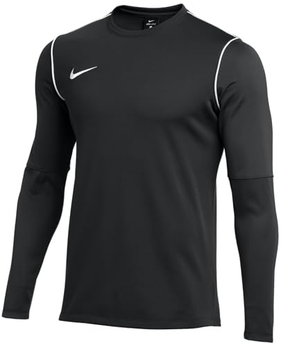 Nike Herren Park 20 Crew Langarm Shirt, Black/White/White, XL EU