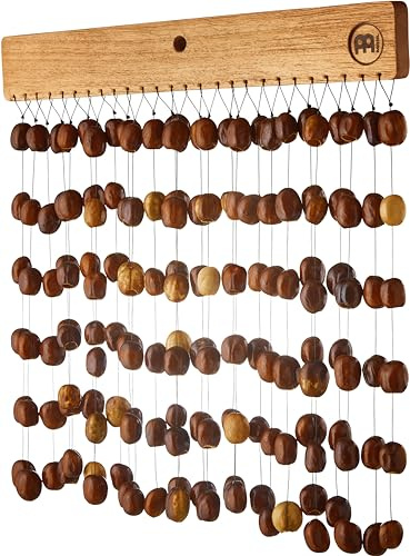 Sonic Energy Pala Nussschalen Chime (SPCH) | 42 x 40 cm, 519 g, Soundeffekt Instrument, weicher Klang, Mahagoniholz, Pala Seeds (Muskatnuss)