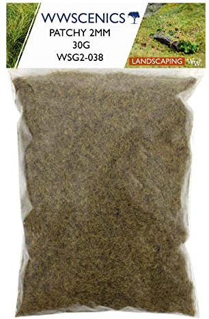 WWScenics | 2mm Herbe Statique Éparse | 30g | WSG2-038 | Matériel pour Maquette Réaliste