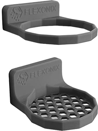Flexonix Schalldämpferhalter magnetisch in schwarz, grau & Oliv bis 1 kg & Ø 64 mm – Halterung für Waffenschrank, stabil & flexibel – Made in Germany