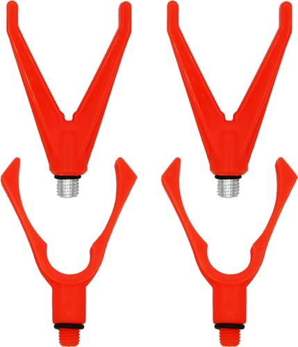 Paradox Fishing Rutenauflage 4 Stück I Rutenauflagen Rutenhalter Angel Ruten Halter Angelzubehör Angelrutenhalter - gut sichtbar